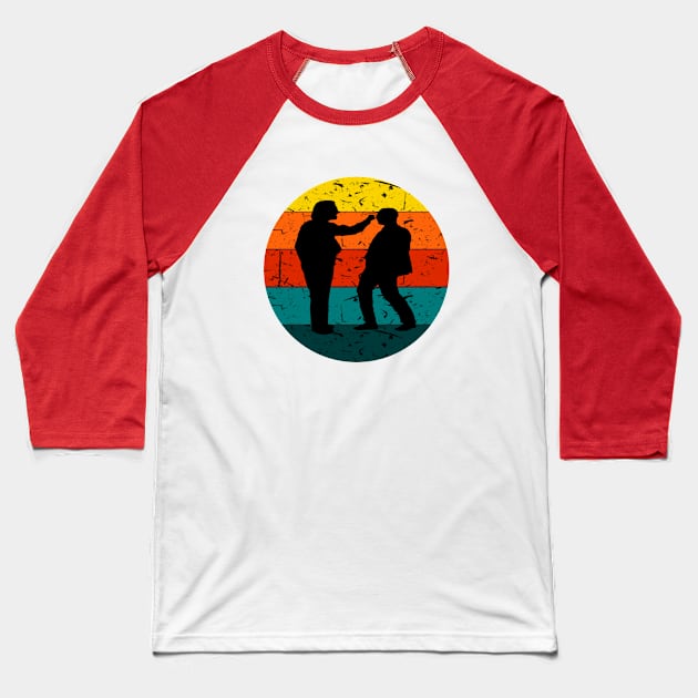 Rich and Eddie Bottom Sunrise Baseball T-Shirt by Loganferret